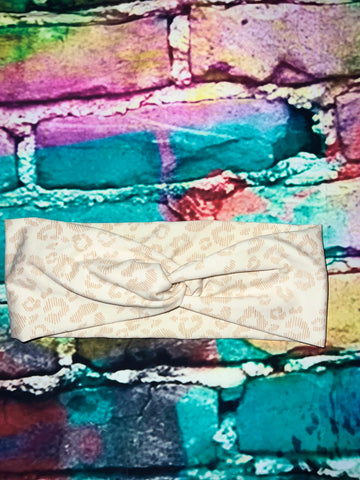 Leopard headband